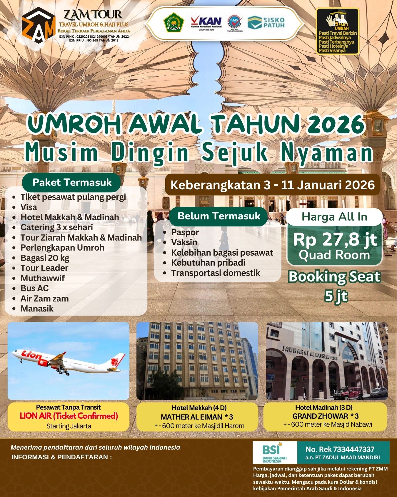 UMROH  AWAL TAHUN 2026
